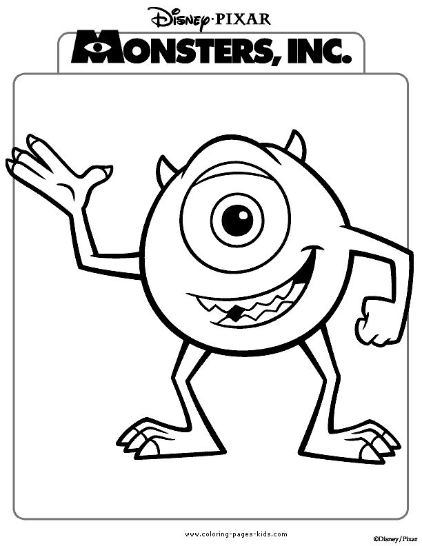 Disney Cartoon Coloring Pages