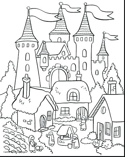 400x500 Disney Castle Coloring Page Coloring Pages Castle Coloring Page