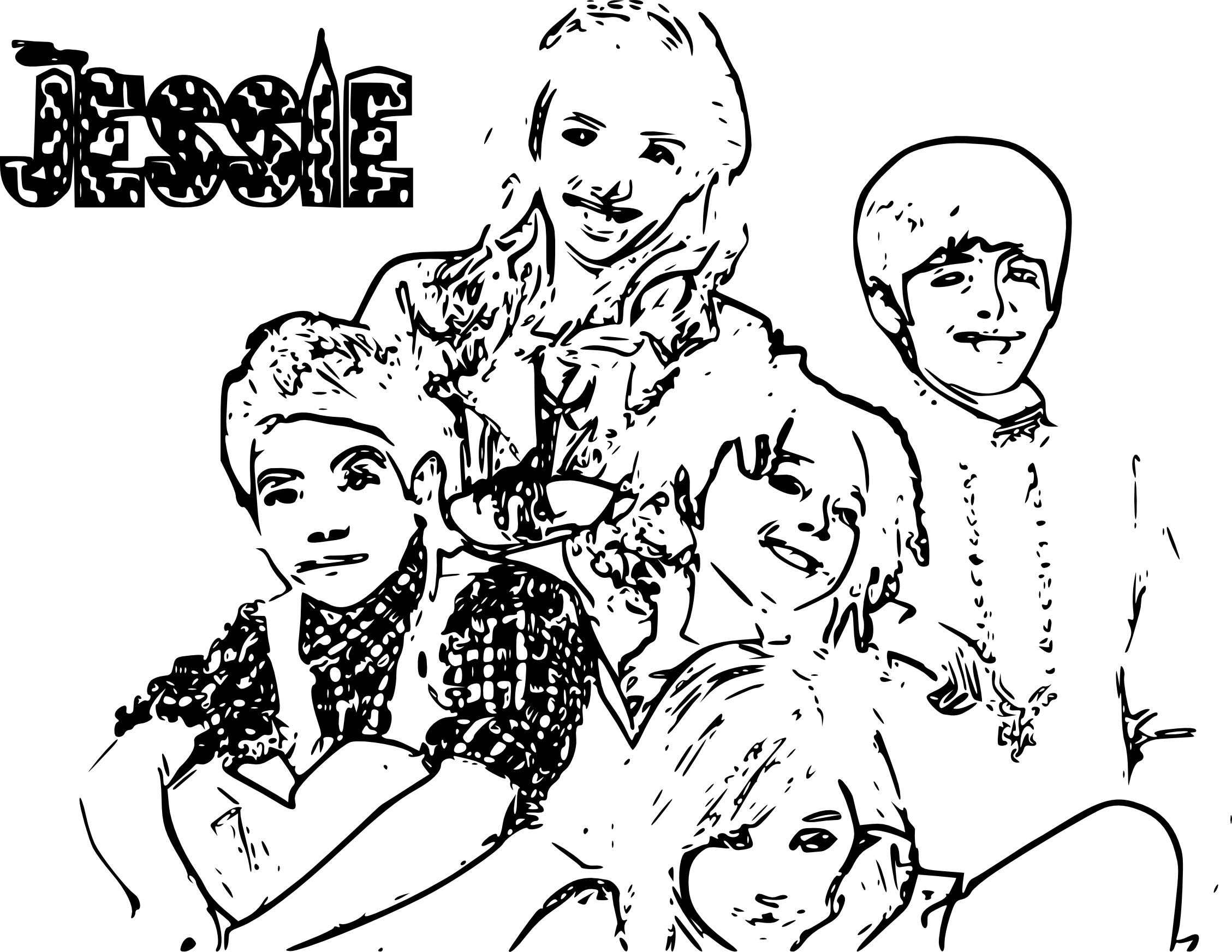 2257x1745 Disney Channel Jessie Coloring Pages To Print Free