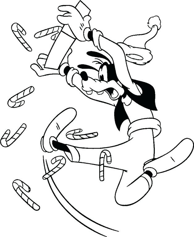 628x767 Free Disney Character Christmas Coloring Pages Cartoon