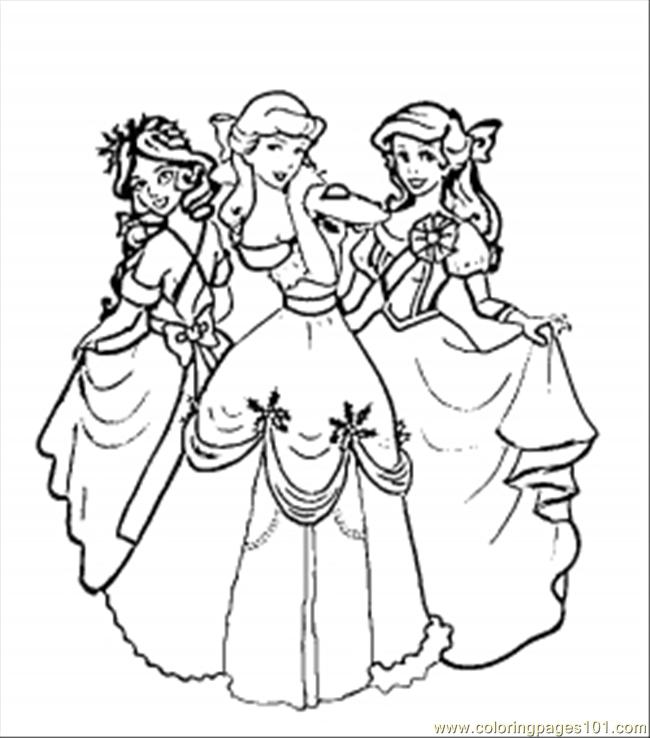 650x738 Free Printable Disney Princess Christmas Coloring Pages Christmas