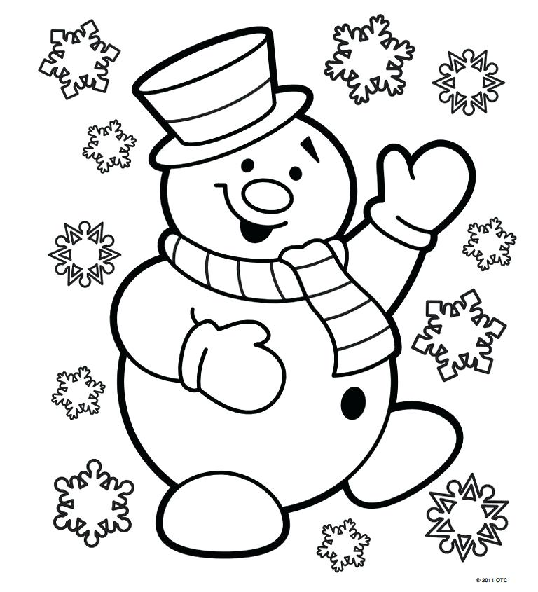 768x845 Coloring Pages Christmas
