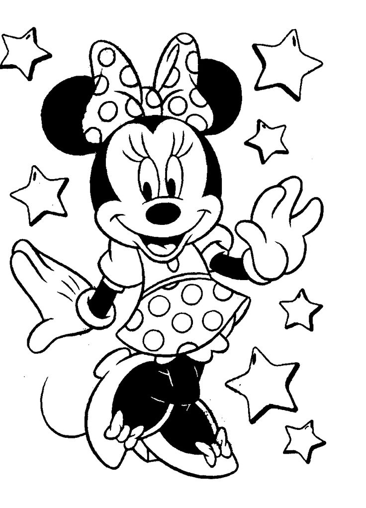 736x1021 Clever Coloring Pages Disney Outstanding Free 32 On For Kids