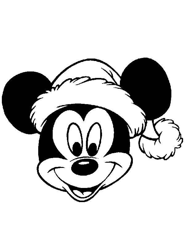 610x766 Drawn Christmas Mickey Mouse