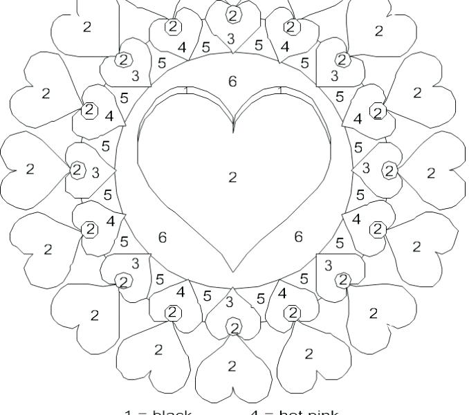 678x600 Disney Color By Number Printable Pages Valentine Color By Number