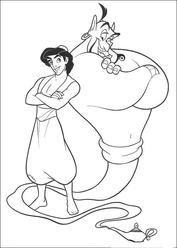 567x794 Aladdin Kleurplaten 40 Kleurplaat