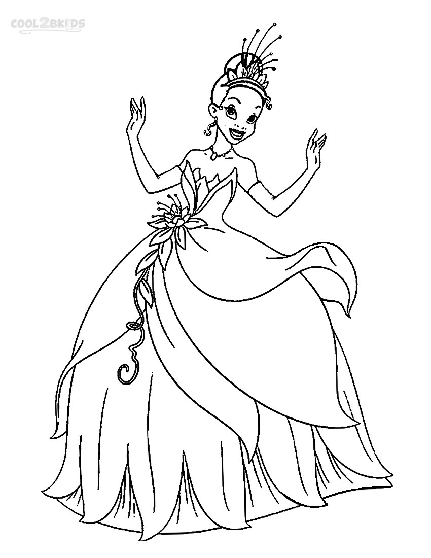 850x1100 Disney Coloring Pages For Girls Of Tiana Printable Coloring