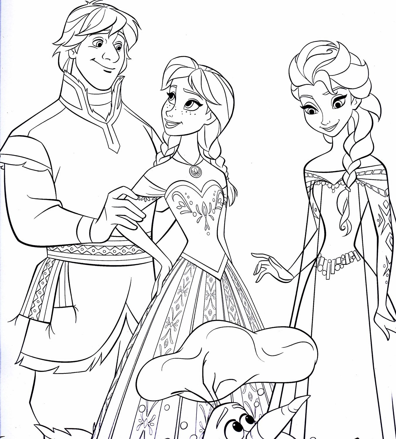 1351x1500 Elsa Frozen Coloring Pages Disney Printable Book 1