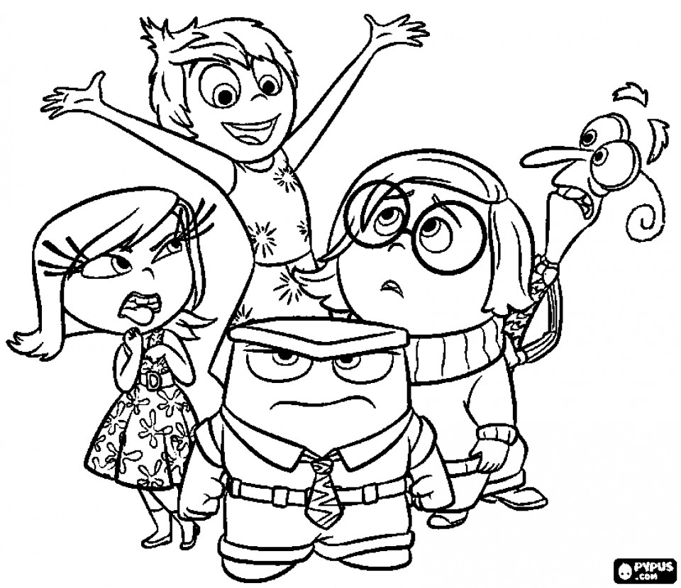 960x829 Free Inside Out Coloring Pages Disney Printable 52661