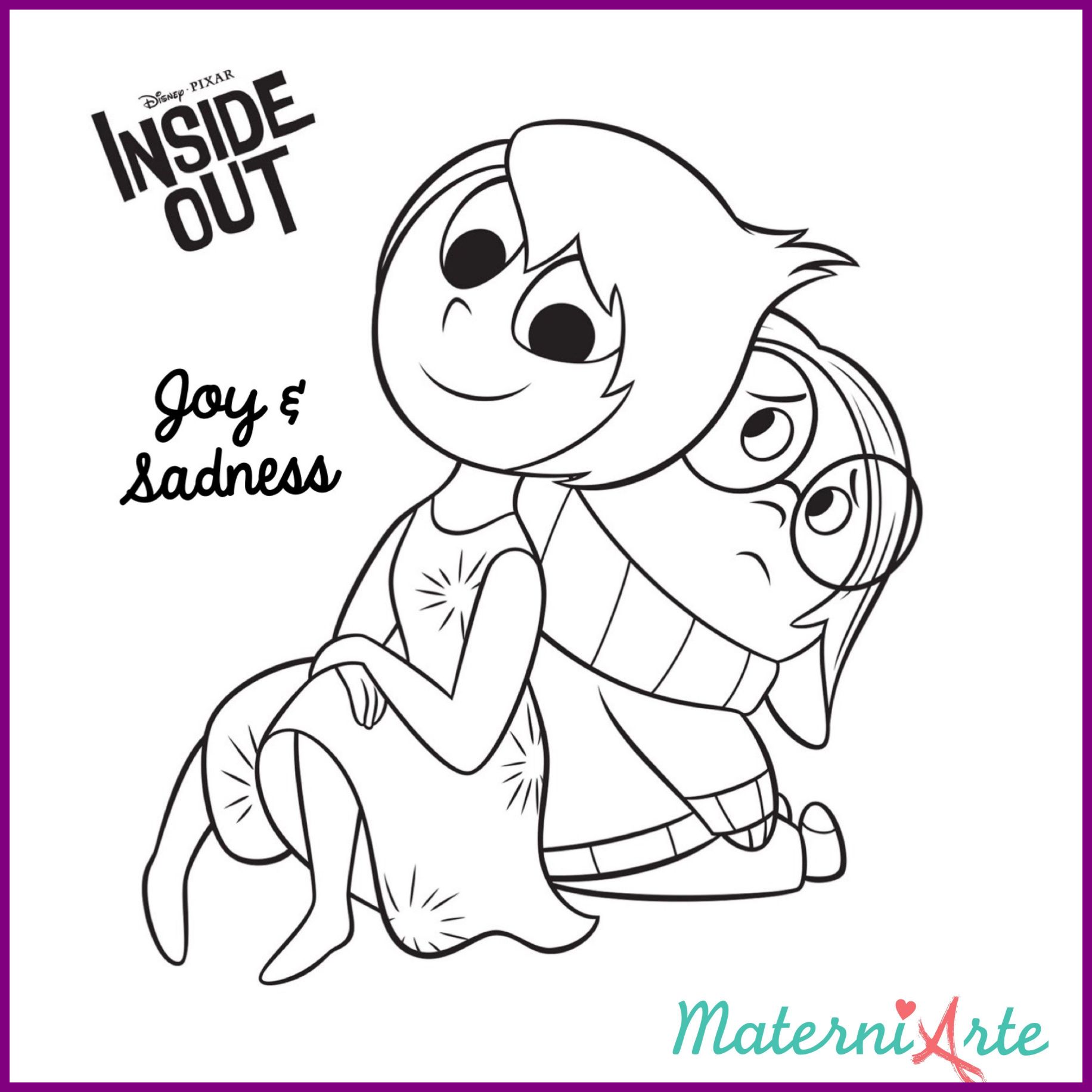 1832x1832 The Best Disney Pixar Inside Out Coloring Book Pages For Pics
