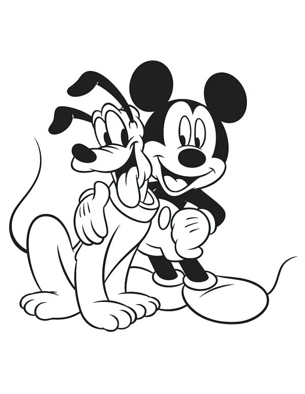 600x776 Coloring Page Mickey Mouse Funny Mickey Mouse Face Coloring Pages