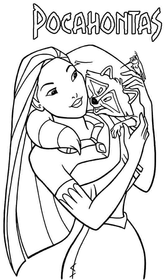 534x897 Disney Princess Pocahontas Coloring Sheets