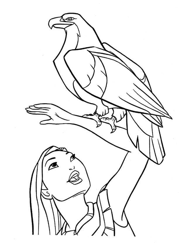 660x847 Disney Pocahontas Coloring Pages