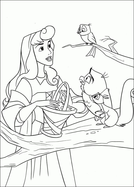 Disney Coloring Pages Sleeping Beauty