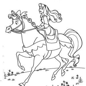 300x300 67 Best Sleeping Beauty ~ Disney Coloring Pages Images