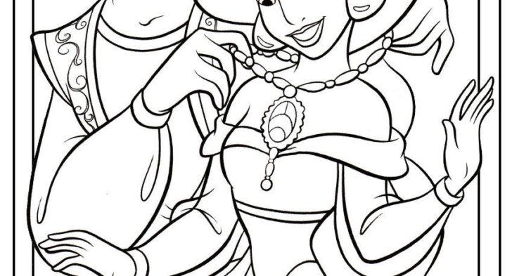 728x393 Disney Couples Coloring Pages Disney Couples Coloring Pages Disney