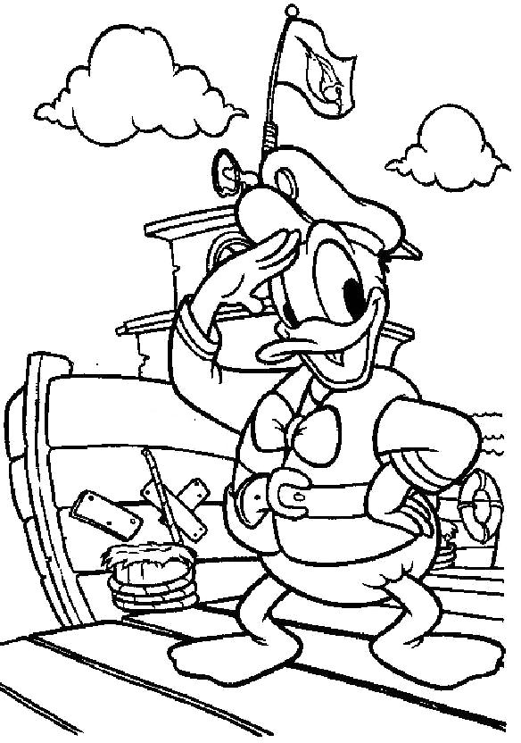 584x832 The Captain Of The Cruise Coloring Pages