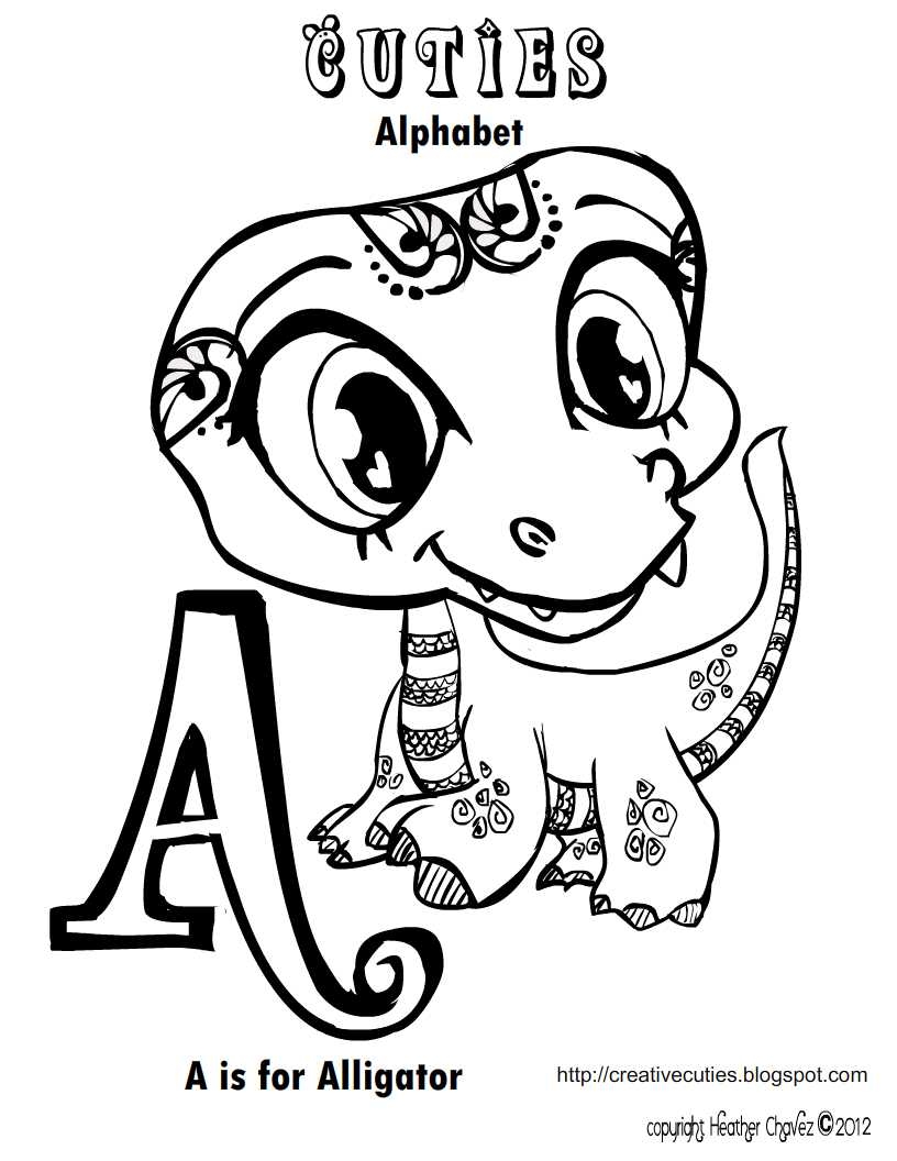 816x1056 Fresh Heather Chavez Creative Cuties Animal Design Free Coloring