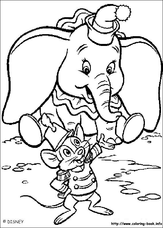 567x794 Dumbo Coloring Pages On Coloring