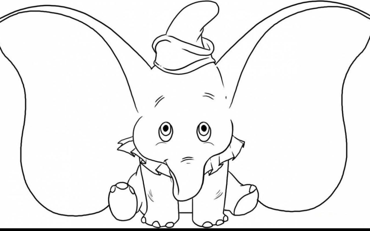 1280x800 Disneyworld Coloring Dumbo The Elephant Pages General Free