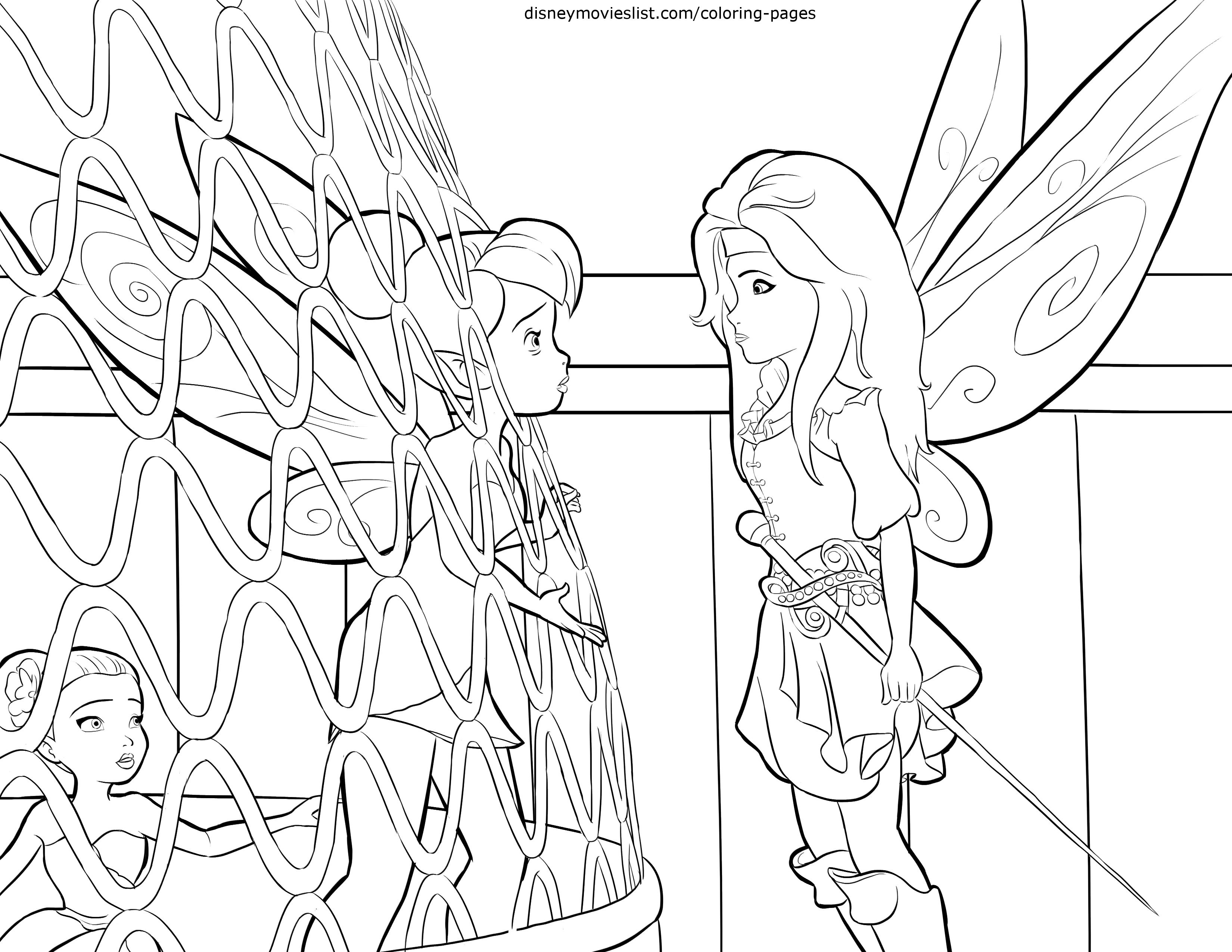3300x2550 Surprising Idea Disney Fairies Coloring Pages Download