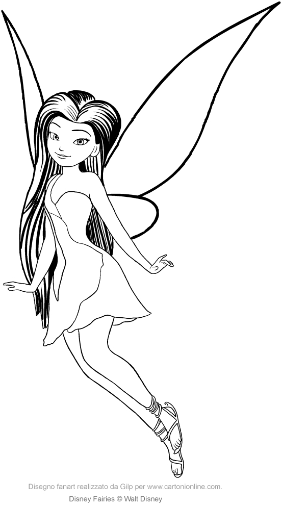 553x992 Silvermist Coloring Pages