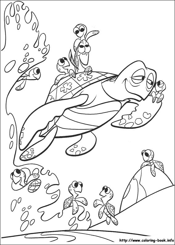 567x794 Finding Nemo Coloring Pages On Coloring
