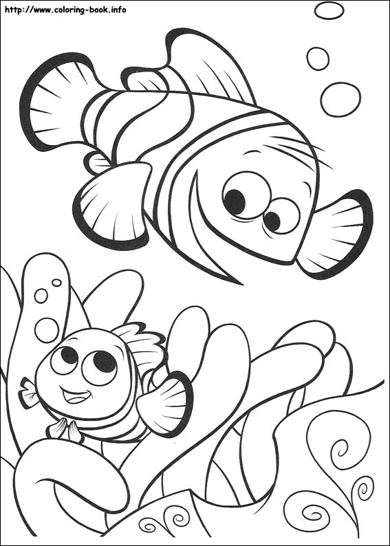 567x794 Marvelous Idea Finding Nemo Coloring Pages Bruce Dory Disney