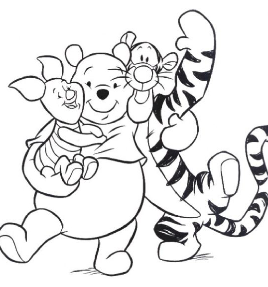 538x576 7 Walt Disney Winnie The Pooh And Friends Coloring Pages Art
