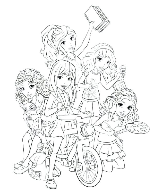 598x749 Lego Friends Coloring Book Coloring Pages Disney Pdf