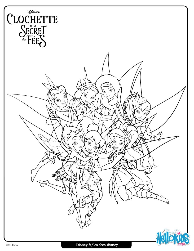 820x1060 Tinker Bell Amp Friends Coloring Pages