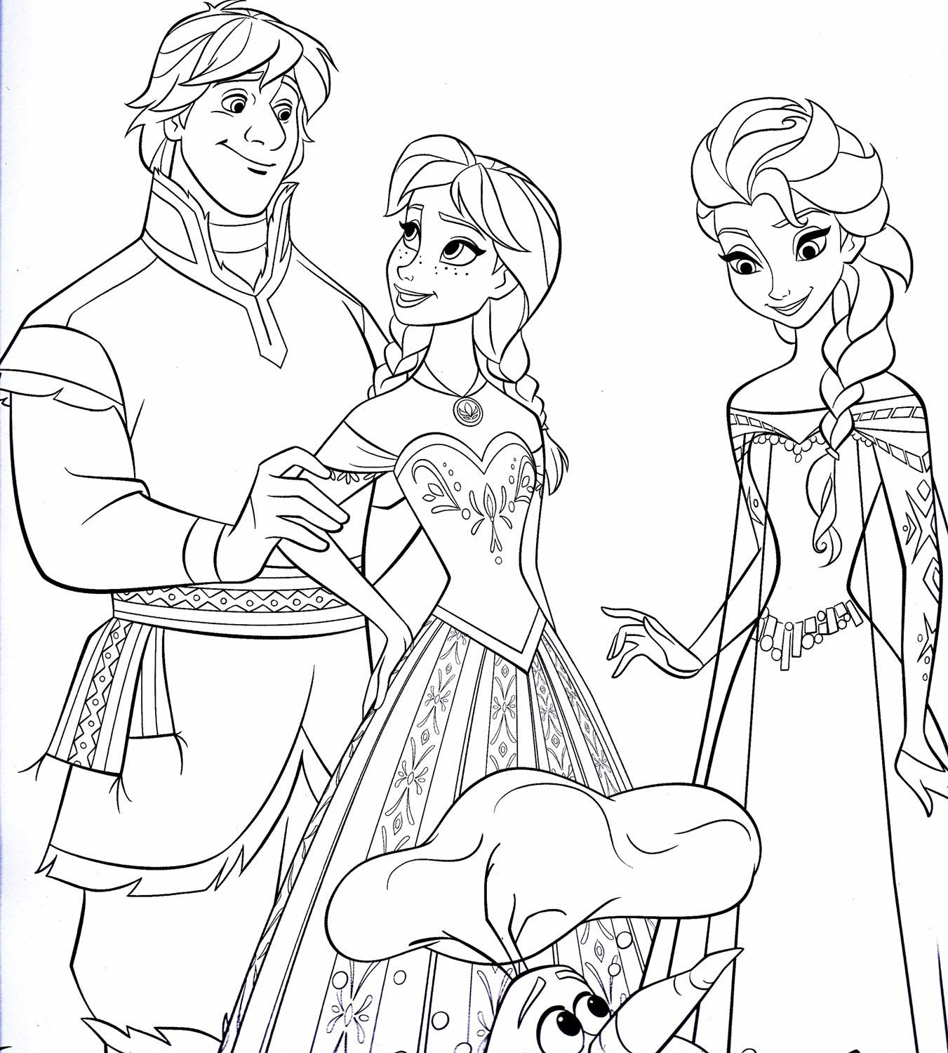 1351x1500 Disney Frozen Coloring Sheets Dibujos Para Colorear De Y El