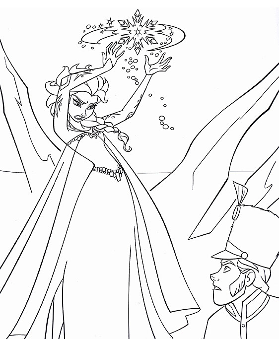 562x683 Best Great Disney Frozen Coloring Pages Print For Free At Home