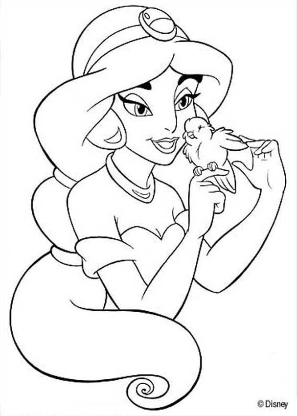 607x850 Disney Princess Printable Coloring Pages Many Interesting Cliparts