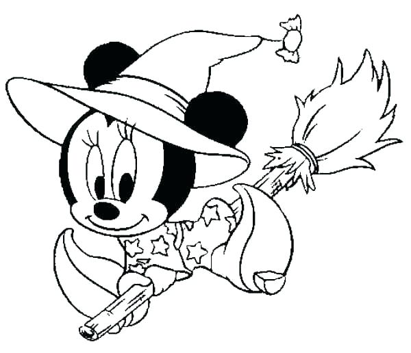 600x516 Disney Halloween Color Pages Disney Halloween Coloring Pages Free