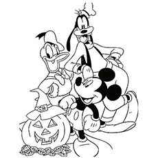 230x230 25 Amazing Disney Halloween Coloring Pages For Your Little Ones