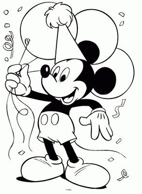 292x400 Free Printable Happy Birthday Coloring Pages For Kids Dibujos