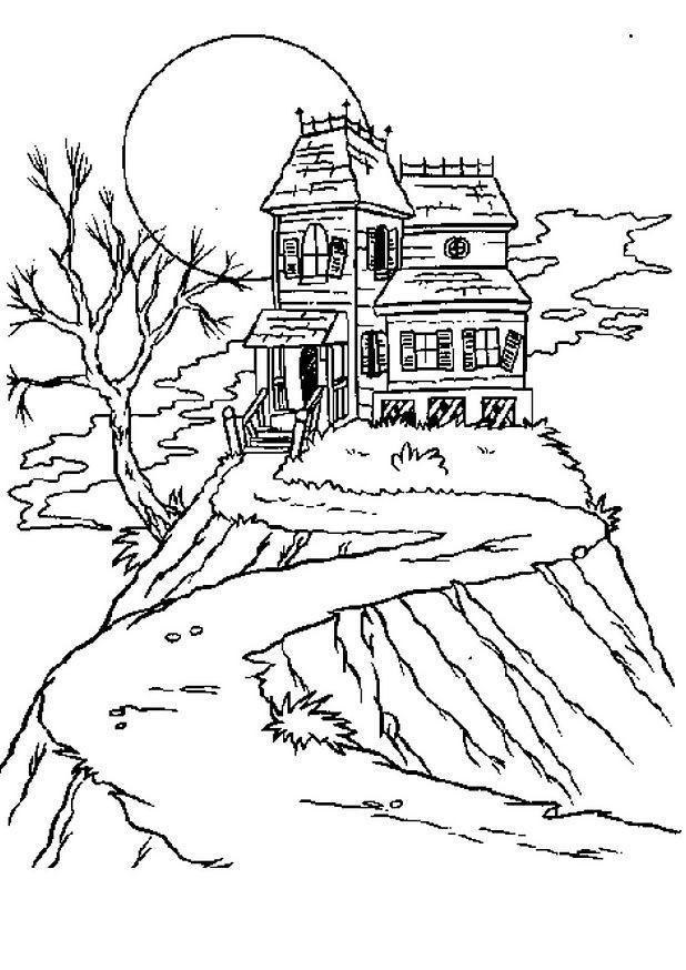 Disney Haunted Mansion Coloring Pages