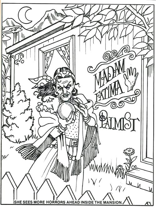 500x665 Haunted Mansion Coloring Pages Haunted House Coloring Page Disney