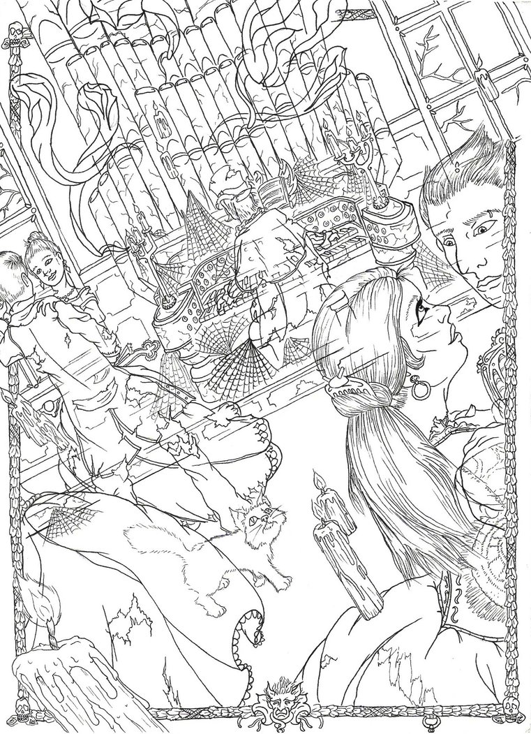 761x1051 The Haunted Mansion By Kowai Killian