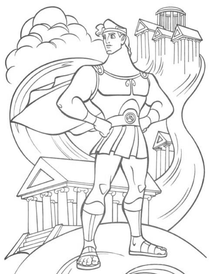 Disney Hercules Coloring Pages