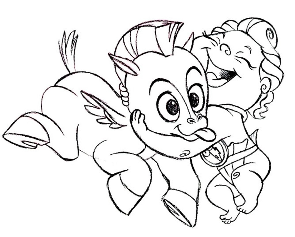 1024x824 Unique Disney Hercules Pegasus Coloring Pages Design Printable