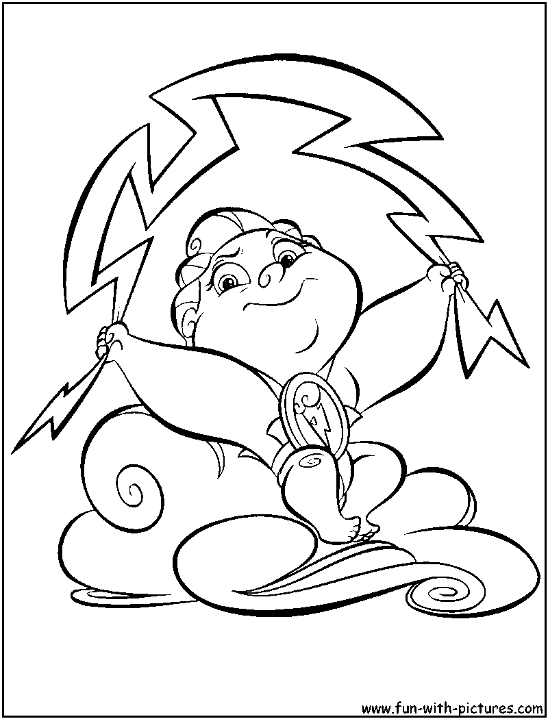 800x1050 Cartoon Coloring Pages Hercules And Dragon Strong Page Printable