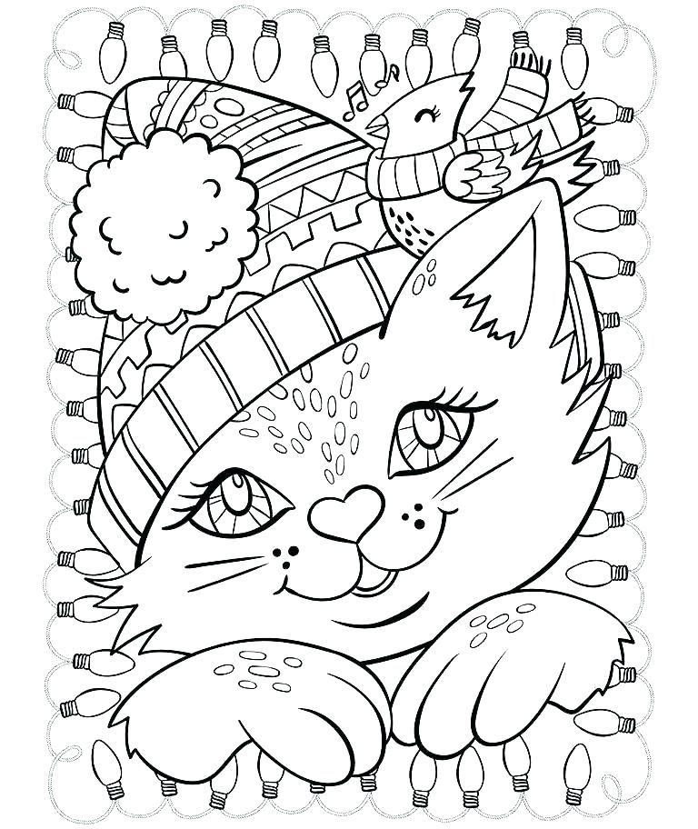 768x912 Free Printable Winter Holiday Coloring Pages For Adults Best Ideas