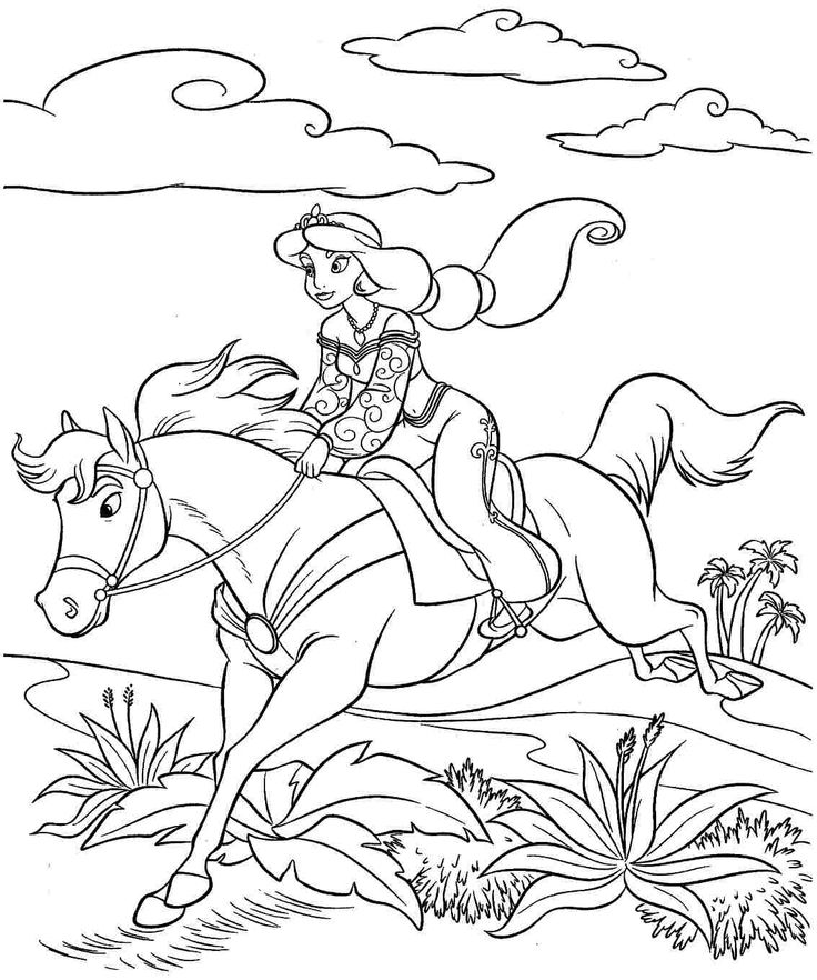 Disney Horse Coloring Pages
