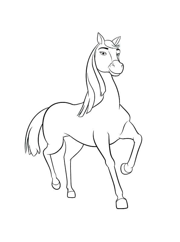 595x800 Spirit Horse Coloring Pages Horse Coloring Book And The Amazing