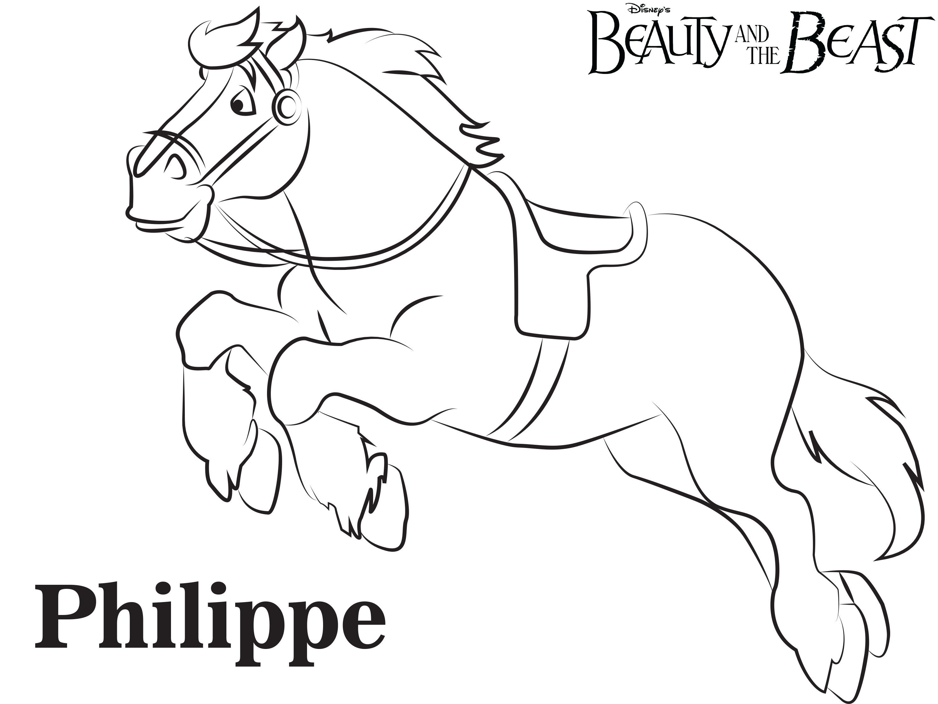 2979x2238 Best Cartoon Disney Beauty And The Beast Coloring Pages
