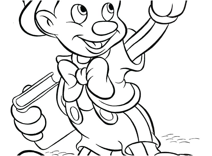 827x609 Disney Character Coloring Pages