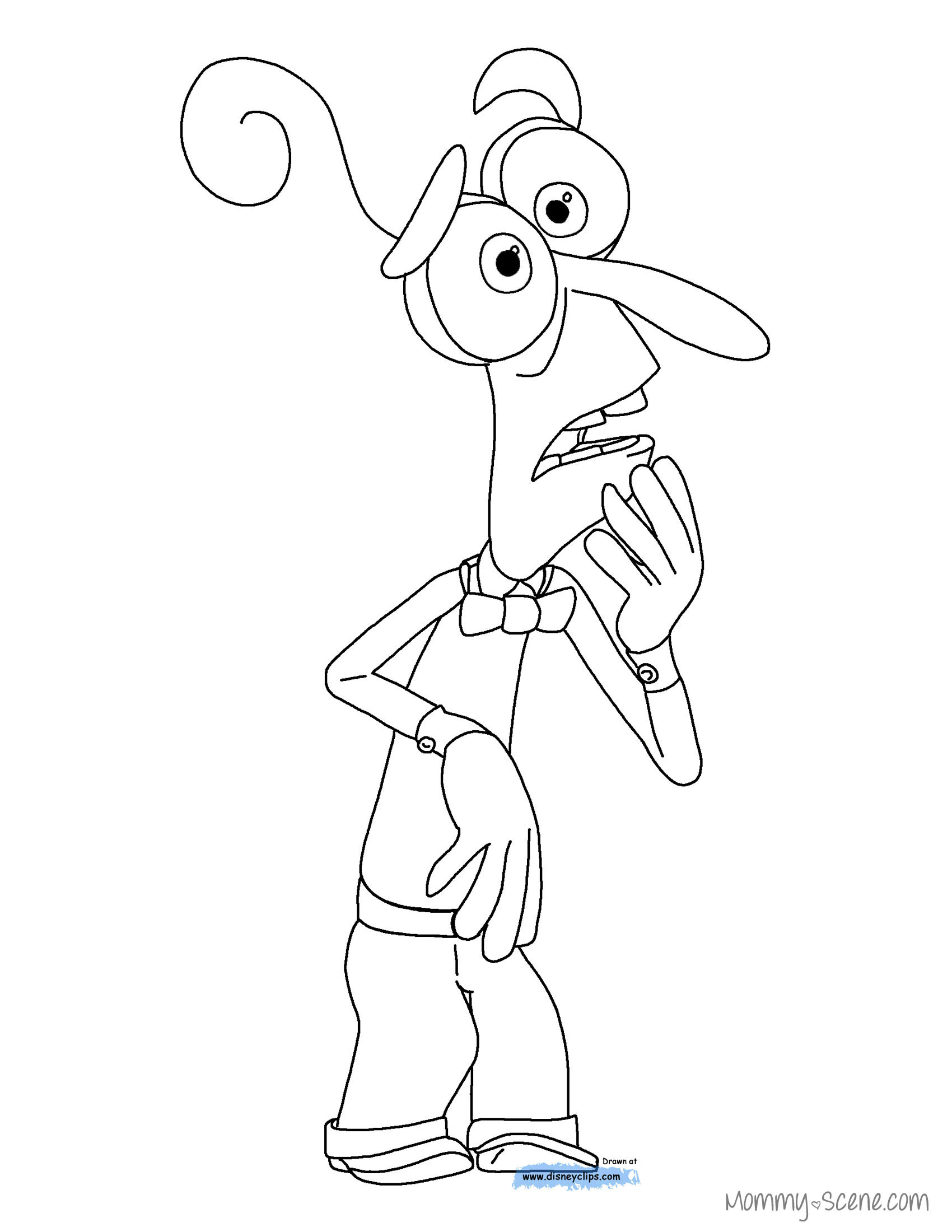 1700x2200 Inside Out Coloring Pages