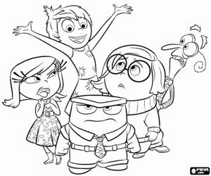 300x250 Printable Coloring Pages Disney Inside Out